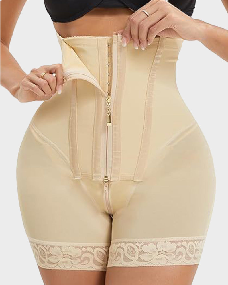 SheCurve Double Compression High-Waist Shaper Shorts: Tummy Control, Butt Lift, Posture