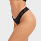 Elegant Comfort Floral Lace Thong 3 Pack: Sexy, Breathable, Seamless Women's Underwear