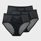 SheCurve Enchant Floral Lace Brief Underwear 3-Pack: Comfortable, Sexy, Chic