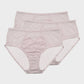 SheCurve Enchant Floral Lace Brief Underwear 3-Pack: Comfortable, Sexy, Chic