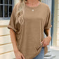 Effortless Women's Soft Loose Fit Short Sleeve Everyday Comfort Tee Shirt