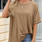 Effortless Women's Soft Loose Fit Short Sleeve Everyday Comfort Tee Shirt