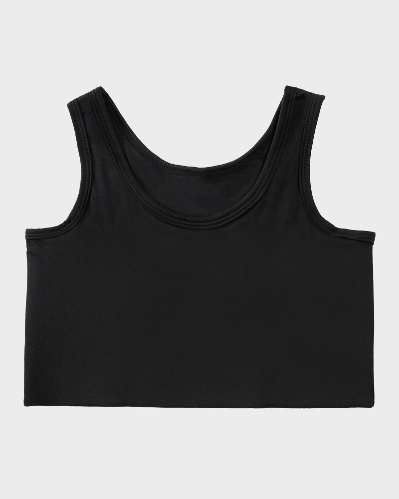 FTM Breathable Compression Chest Binder Tank Top - Comfortable Body Flattening Support
