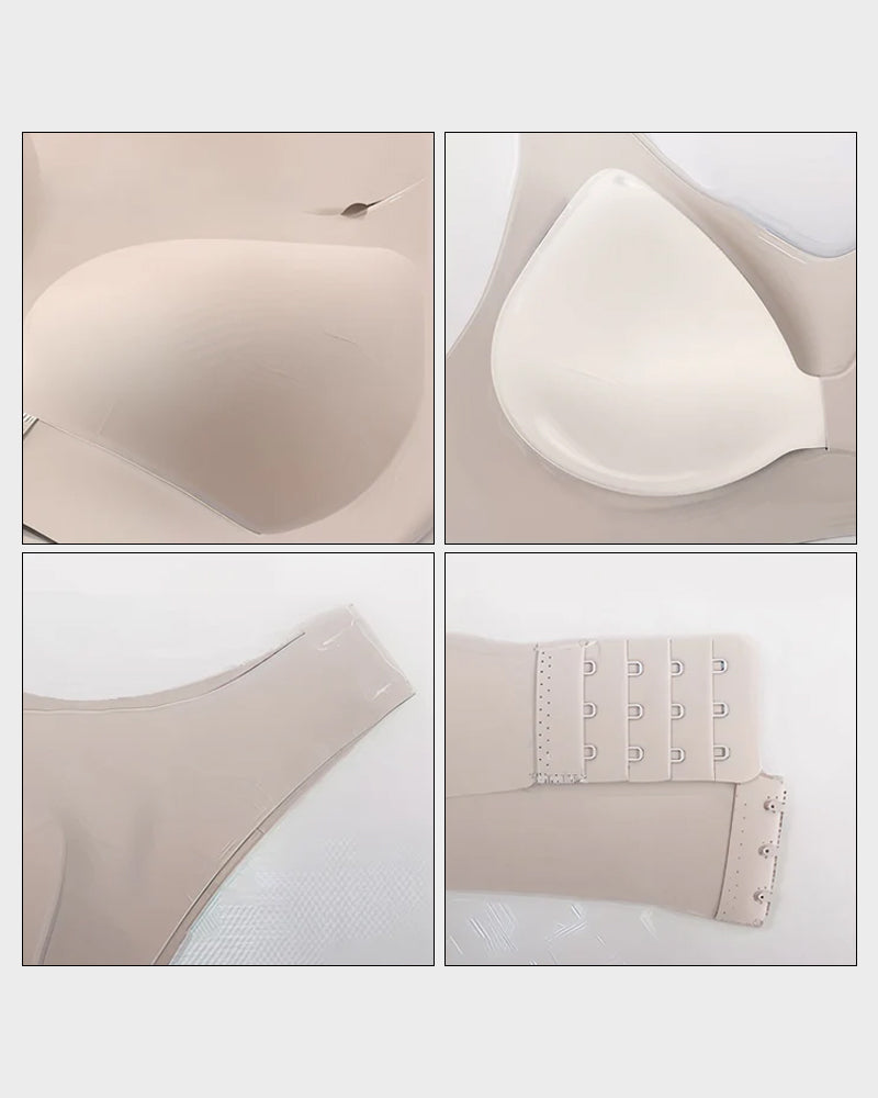Wireless Front Closure Cross-Back Posture Bra for Superior Comfort and Support
