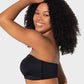 Comfort Wireless Seamless Bandeau Bra with Front Closure for Smooth Support