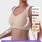 Wireless Front Closure Cross-Back Posture Bra for Superior Comfort and Support