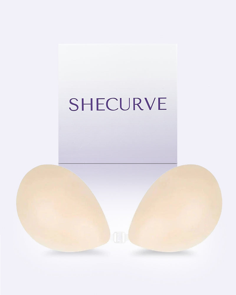 Invisible Silicone Adhesive Front Closure Sticky Bra for Backless Strapless Outfits