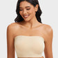 SheCurve Full-Coverage Seamless Bandeau Bra: Invisible, Wireless Comfort, Strapless Support