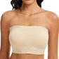 SheCurve Full-Coverage Seamless Bandeau Bra: Invisible, Wireless Comfort, Strapless Support