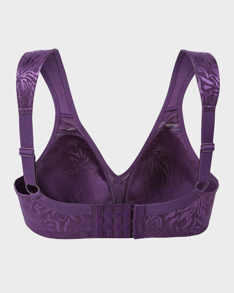 Ultimate Wire-Free Full Coverage Minimizer Bra for Plus Size Comfort