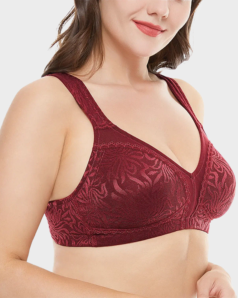 Seamless Full Coverage Wire-Free Minimizer Bra: Ultimate Comfort & Sleek Silhouette