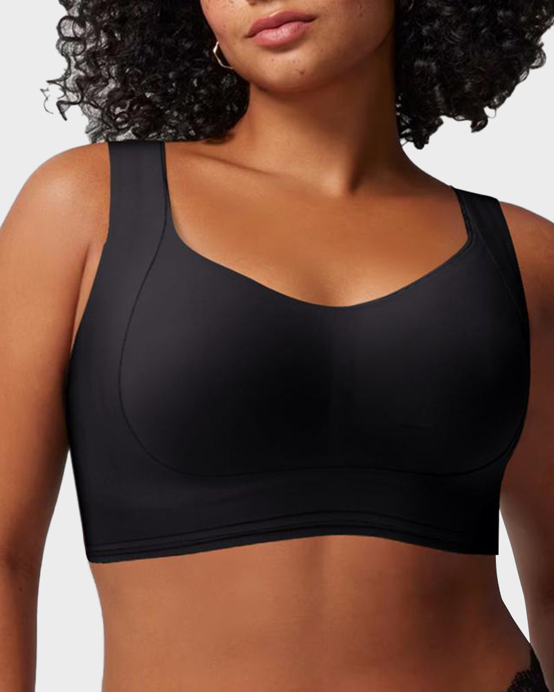 Ultimate Comfort Wireless Push-Up Minimizer Bra for Full Support