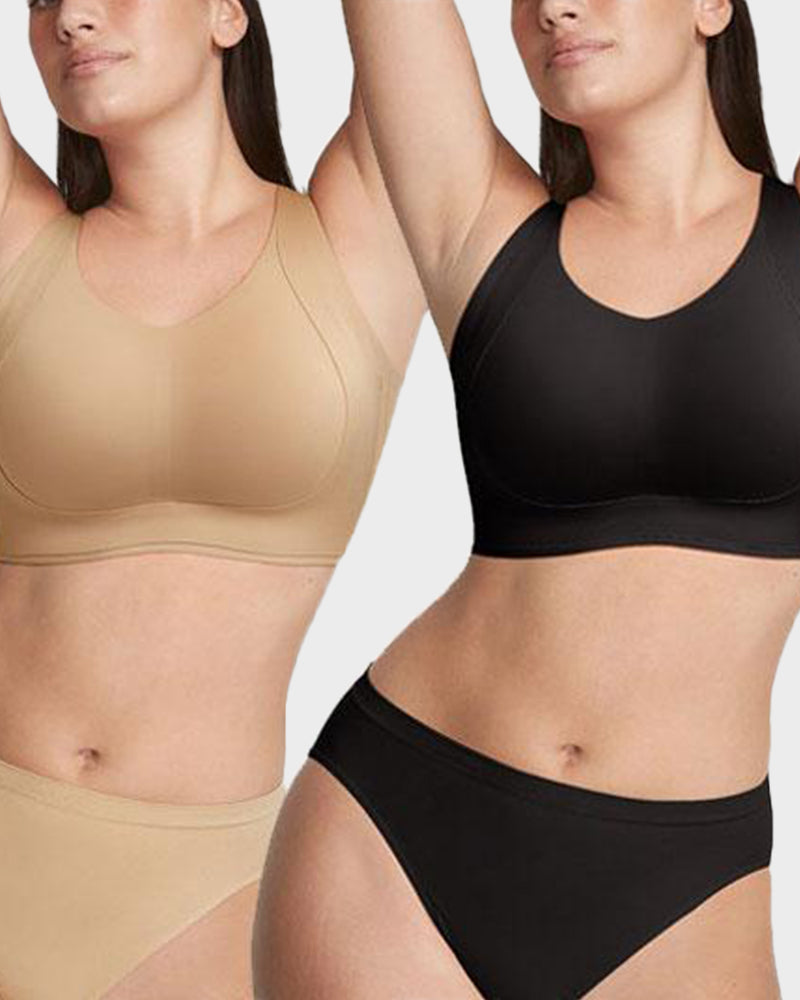 Ultimate Comfort Wireless Push-Up Minimizer Bra for Full Support