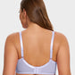 Elegant Purple Full Coverage Lace Minimizer Bra for Plus Size Support