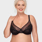 Shecurve Women's Elegant Full Coverage Lace Minimizer Bra with Underwire Support