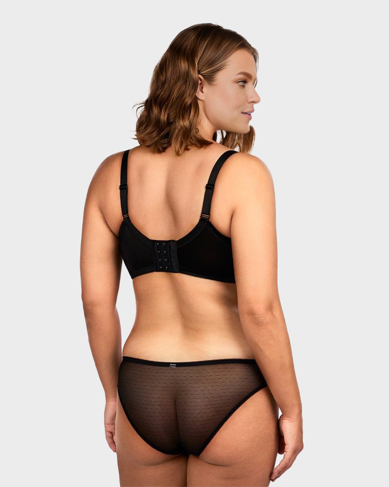 Elegant Full Coverage Lace Minimizer Bra for Comfortable Everyday Support