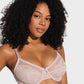 Shecurve Women's Elegant Full Coverage Lace Minimizer Bra with Underwire Support