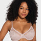 Shecurve Women's Elegant Full Coverage Lace Minimizer Bra with Underwire Support