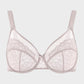 Shecurve Women's Elegant Full Coverage Lace Minimizer Bra with Underwire Support