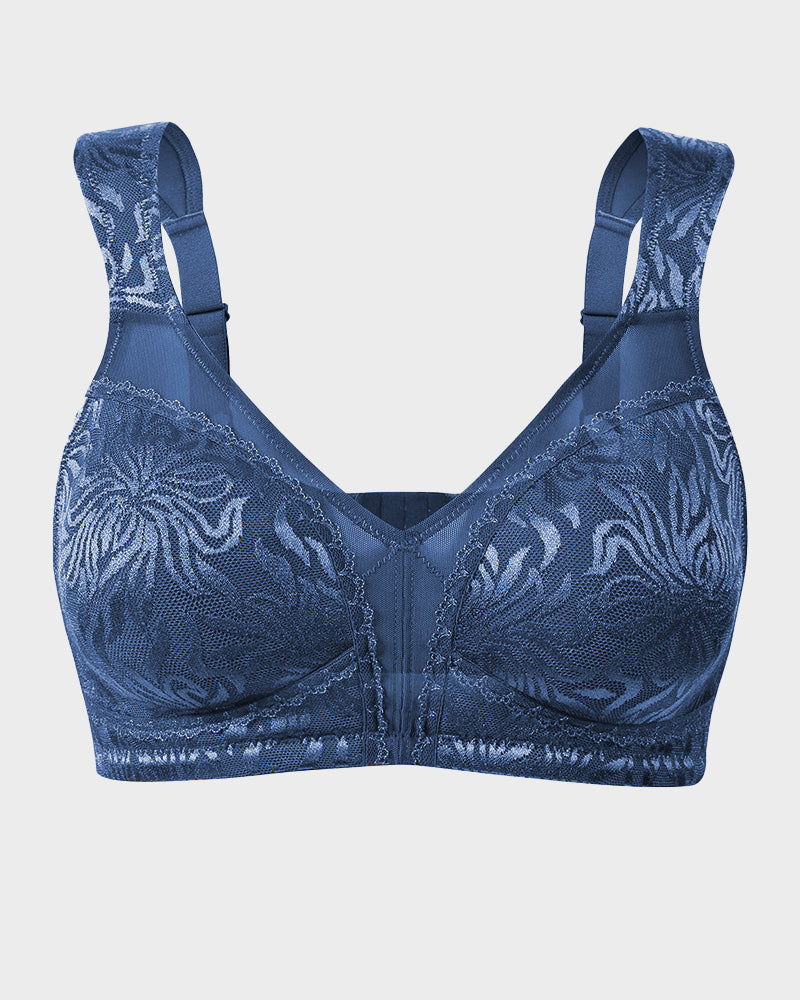 Seamless Full Coverage Wire-Free Minimizer Bra: Ultimate Comfort & Sleek Silhouette