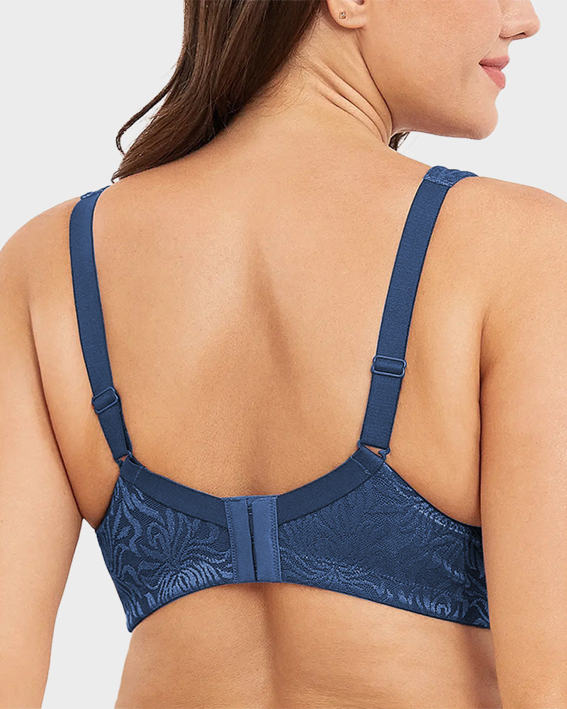 Seamless Full Coverage Wire-Free Minimizer Bra: Ultimate Comfort & Sleek Silhouette