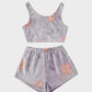 Cozy Glow-in-the-Dark Flannel Pajama Set with Spooky Pumpkin & Ghost