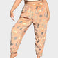 Glow-in-the-Dark Flannel Pajama Pants: Spooky Halloween Ghost & Pumpkin Print