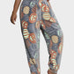Glow-in-the-Dark Flannel Pajama Pants: Spooky Halloween Ghost & Pumpkin Print