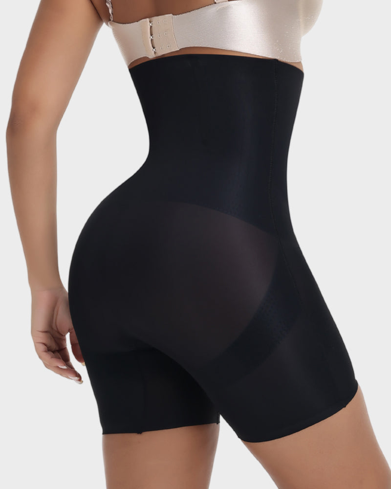 Ultimate High-Waist Cross Compression Shaping Shorts: Sculpt, Lift, and Smooth