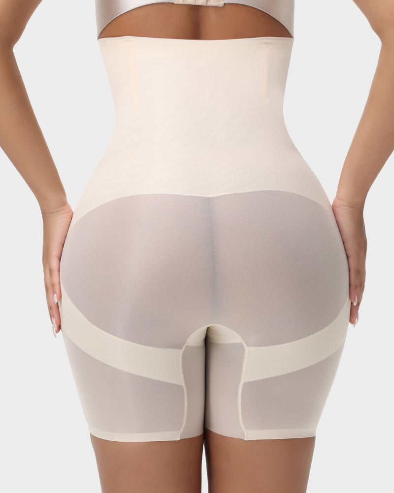 Ultimate High-Waist Cross Compression Shaping Shorts: Sculpt, Lift, and Smooth