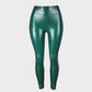 Stylish High-Waist Faux Leather Leggings: Matte, Glossy, Fleece-Lined, Tummy Control