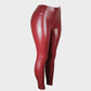 Stylish High-Waist Faux Leather Leggings: Matte, Glossy, Fleece-Lined, Tummy Control