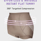 Invisible Mesh High-Waist Shaping Panties 3-Pack: Strong Tummy Control & Lift