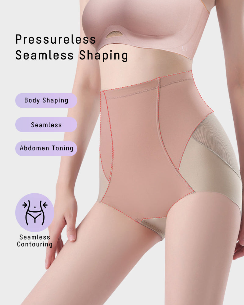 Invisible Mesh High-Waist Shaping Panties 3-Pack: Strong Tummy Control & Lift