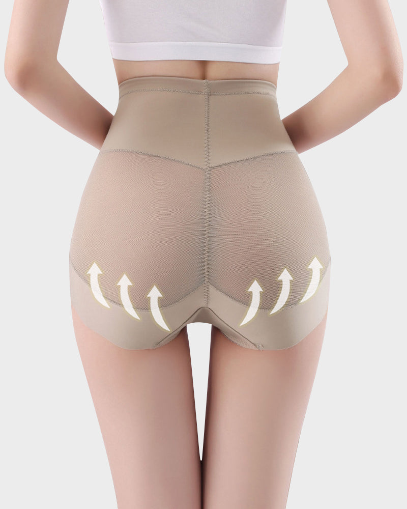 Invisible Mesh High-Waist Shaping Panties 3-Pack: Strong Tummy Control & Lift