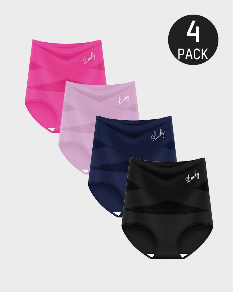 SheCurve Invisible High-Waist Tummy Control Seamless Shaping Panties for Women