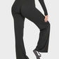 Ultra-Flattering High-Waisted Wide-Leg Yoga Lounge Pants with Tummy Control
