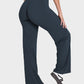 Ultra-Flattering High-Waisted Wide-Leg Yoga Lounge Pants with Tummy Control