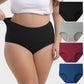 Women's Soft Cotton High-Waist Full Coverage Briefs Underwear 4-Pack