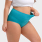 Women's Soft Cotton High-Waist Full Coverage Briefs Underwear 4-Pack