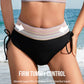 Chic High Waisted Tummy Control Color Block Bikini Set for Women