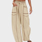 Y2K Hip Hop Patchwork Baggy Wide Leg Cargo Pants with Pockets