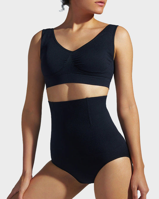 Firm Sculpt High-Waisted Tummy Control Briefs 2-Pack – Seamless Body Shaping Underwear