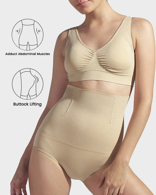 Firm Sculpt High-Waisted Tummy Control Briefs 2-Pack – Seamless Body Shaping Underwear