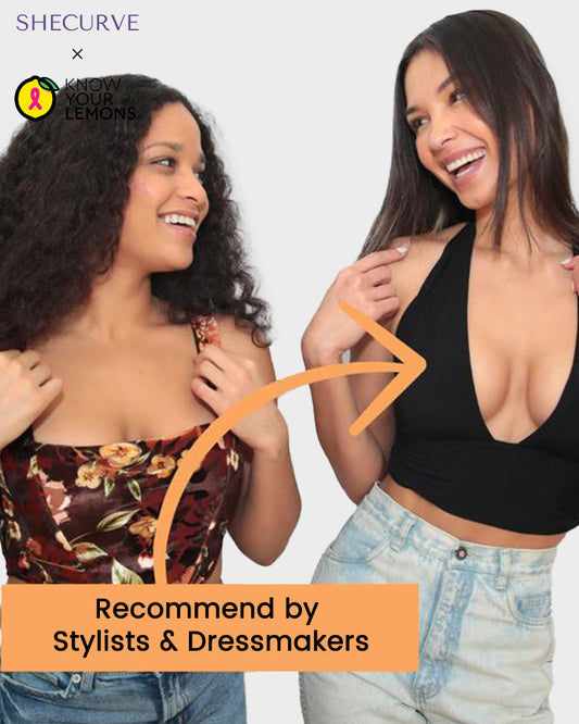 Invisible Reusable Sticky Breast Lift Inserts for Instant 2-Cup Boost