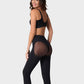 Invisible High-Waist Butt-Lifting Capri Shaper: Seamless Tummy Control Body Shaper