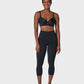 Invisible High-Waist Butt-Lifting Capri Shaper: Seamless Tummy Control Body Shaper