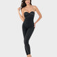 Invisible High-Waist Butt-Lifting Capri Shaper: Seamless Tummy Control Body Shaper