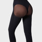 Invisible High-Waist Butt-Lifting Capri Shaper: Seamless Tummy Control Body Shaper