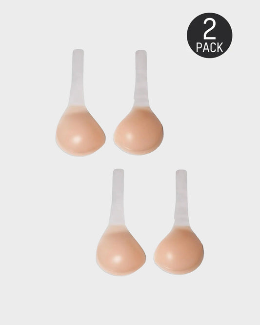 Invisible Lift Adhesive Strapless Backless Bra - Reusable Silicone Nipple Covers